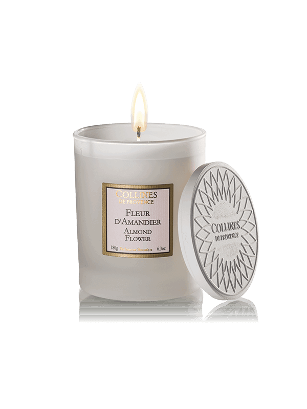 Almond Flower Scented Candle 180gr Les Naturelles⎪Collines de Provence