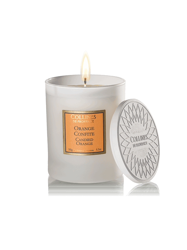 Candied Orange Scented Candle 180gr Les Naturelles⎪Collines de Provence