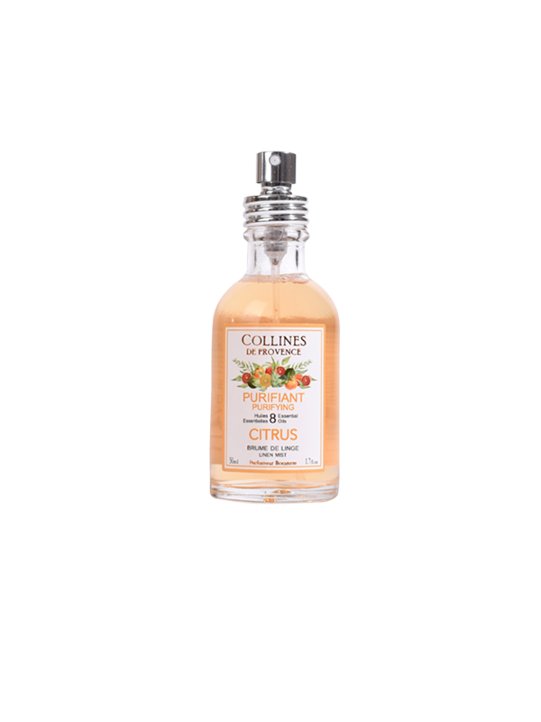 Purifying Citrus Linen Spray 50ml ⎪Collines de Provence