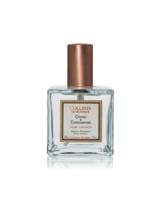 Cedar & Cardamom Room Spray 100ml Accords Parfumes ⎪Collines de Provence