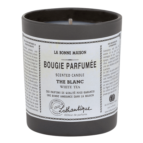 White Tea Candle 160g - La Bonne Maison⎪Lothantique