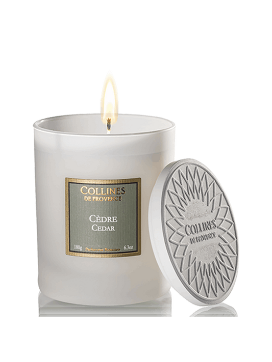 Cedar Scented Candle 180gr Les Naturelles⎪Collines de Provence