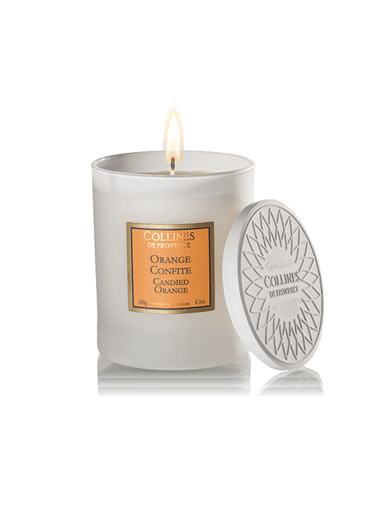 Candied Orange Scented Candle 180gr Les Naturelles⎪Collines de Provence